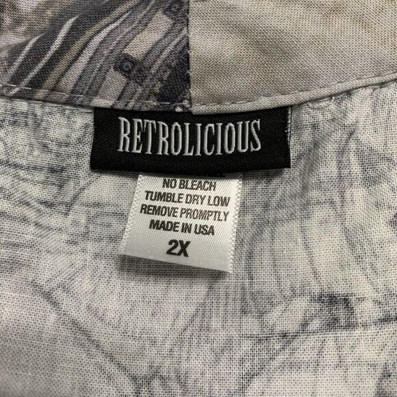 Retrolicious Dress Size 2X Retro Pinup Style - Picture 7 of 10